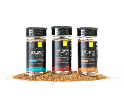 Smoked Redmond Real Salt – Natural Unrefined Gluten Free, Gift Set