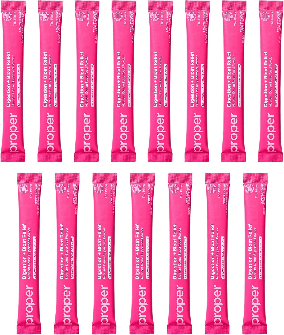Proper, The Pinks Digestion and Bloat Relief - Stickpack + Jar Bundle