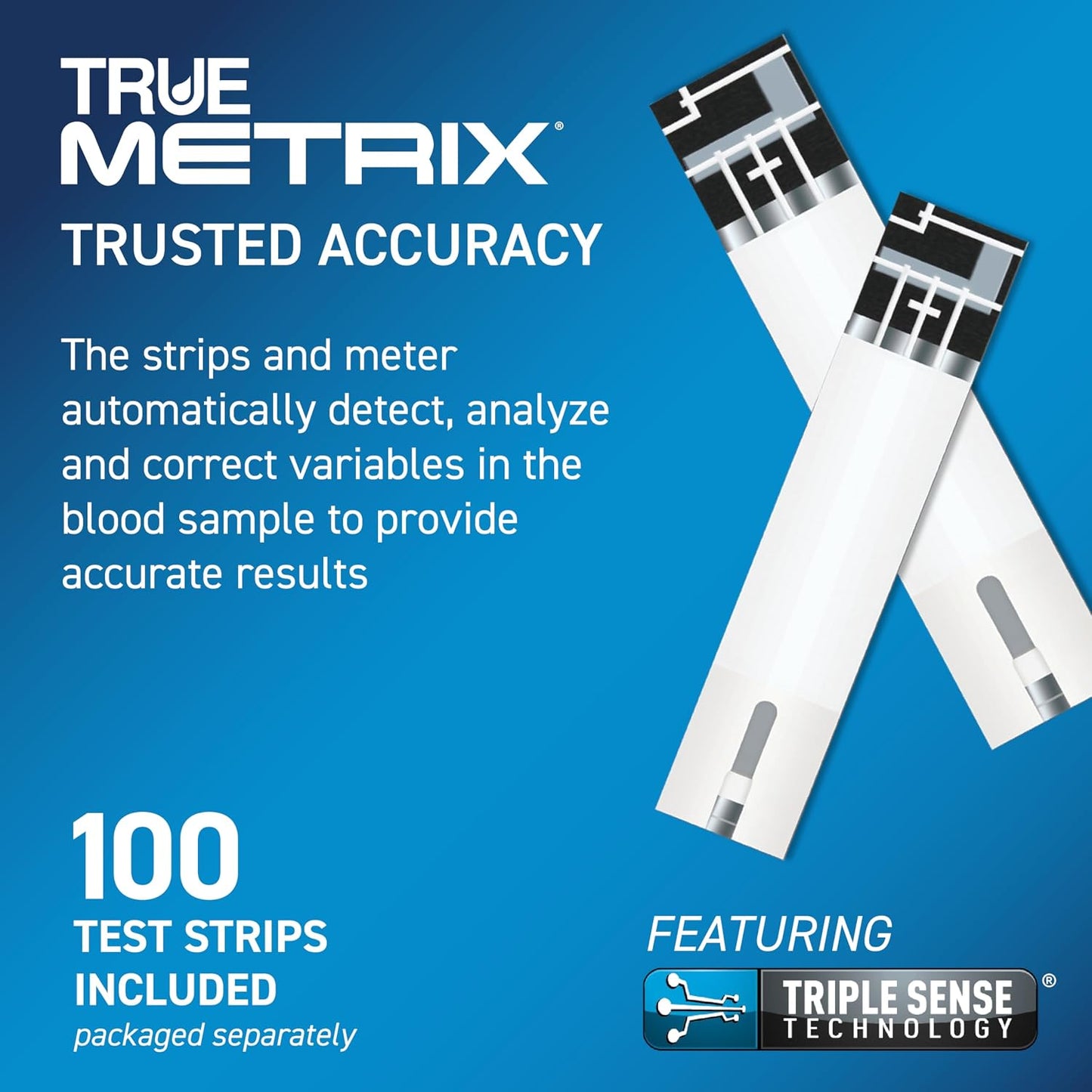 TRUE METRIX Meter Kit, Glucose Monitor, Supplies, Log Book, Solution | Includes Blood Glucose Meter, Case, 100 Test Strips, 100 Lancets, Lancing Device, Control Solution, Log Book