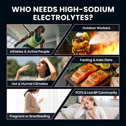 Venture Pal High Sodium Sugar Free Electrolytes Powder Packets, 16 Count | Hydration Packets with Sodium, Magnesium & Potassium, Vitamins, Zero Calories, Vegan, Keto & Paleo Friendly