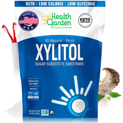 Health Garden Birch Xylitol Sweetener - Xylitol Sugar Substitute - 15 oz