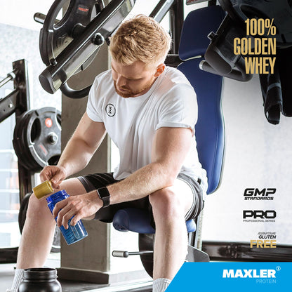 Maxler 100% Golden Whey Protein - 24g of Premium Whey Protein Powder per Serving