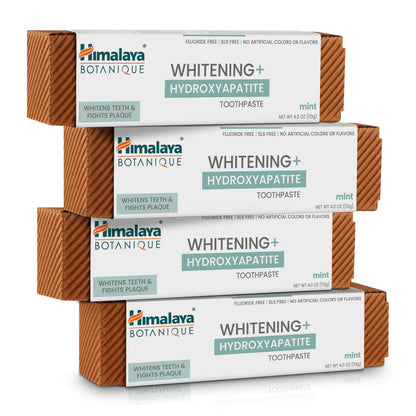 Himalaya Botanique Whitening+ Nano Hydroxyapatite Toothpaste, Mint, 4 oz