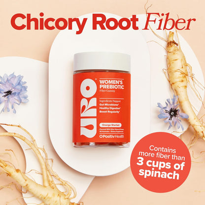 URO Fiber Gummies for Gut Health – Chicory Root Inulin – 30-Day Supply
