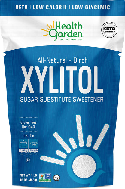 Health Garden Birch Xylitol Sweetener - Xylitol Sugar Substitute - 15 oz