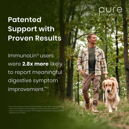 Pure Therapro Rx Elite IgG Immunoglobulin Supplement, 120 Caps - Gut Health & Immune Support, 1100 mg IgG, IGA & IgM, Sunflower Lecithin | Dairy & Gluten Free Colostrum Supplement Alternative