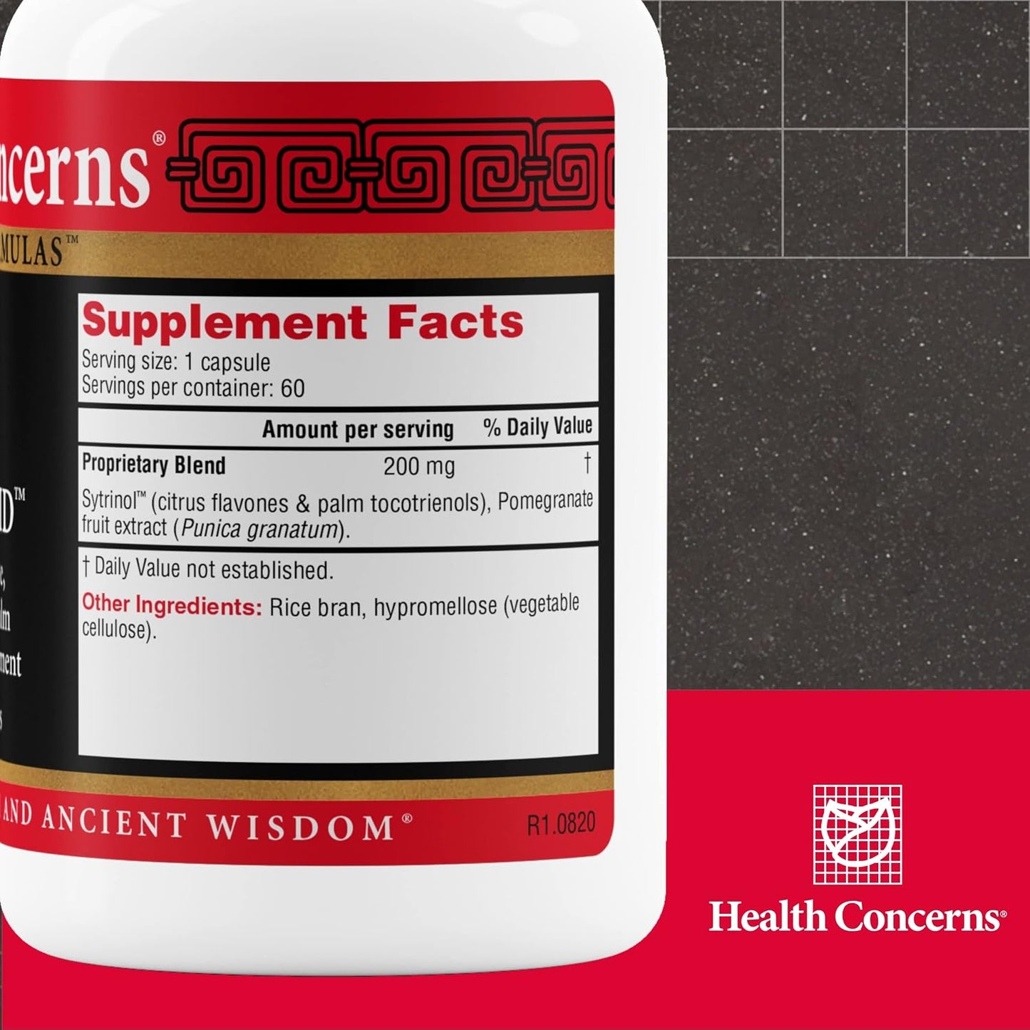 Health Concerns Polilipid – Cardiovascular Support & Cholesterol Health – Heart Wellness with Sytrinol & Pomegranate Extract – Antioxidant Support Supplement – Chinese Herbal Supplements – 60 Capsules
