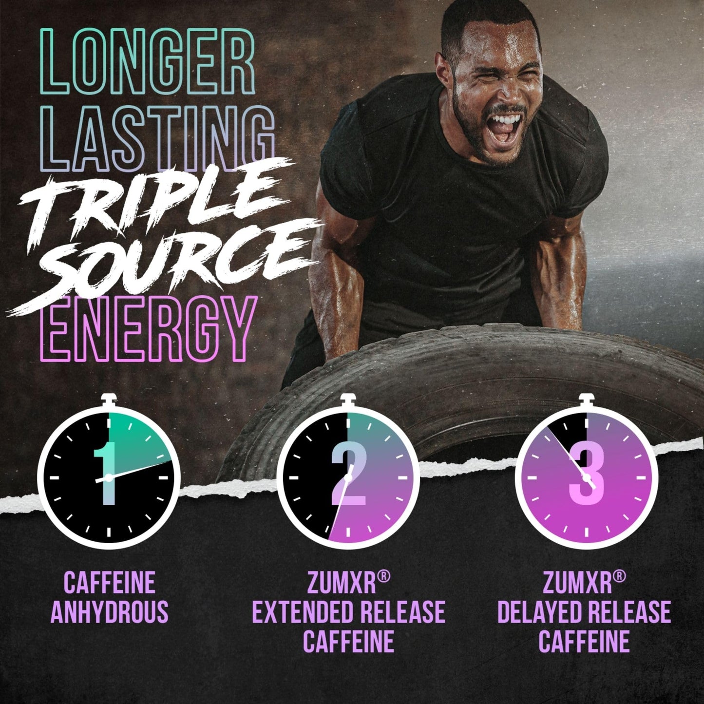ALPHA LION Superhuman Pre Workout Powder, Beta Alanine, L-Taurine & Tri-Source Caffeine for Sustained Energy & Focus, Nitric Oxide & Citrulline for Pump (21 Servings, Sour Gummy Bear Flavor)