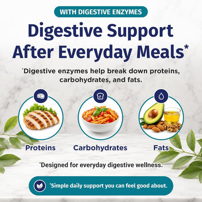 1 Body Probiotic 60 Billion with Prebiotics & Enzymes, 60 Vegan Caps