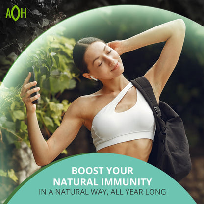 ADAPTOHEAL Immunheal Immune System Support Reishi, Ginseng (180 Caps)