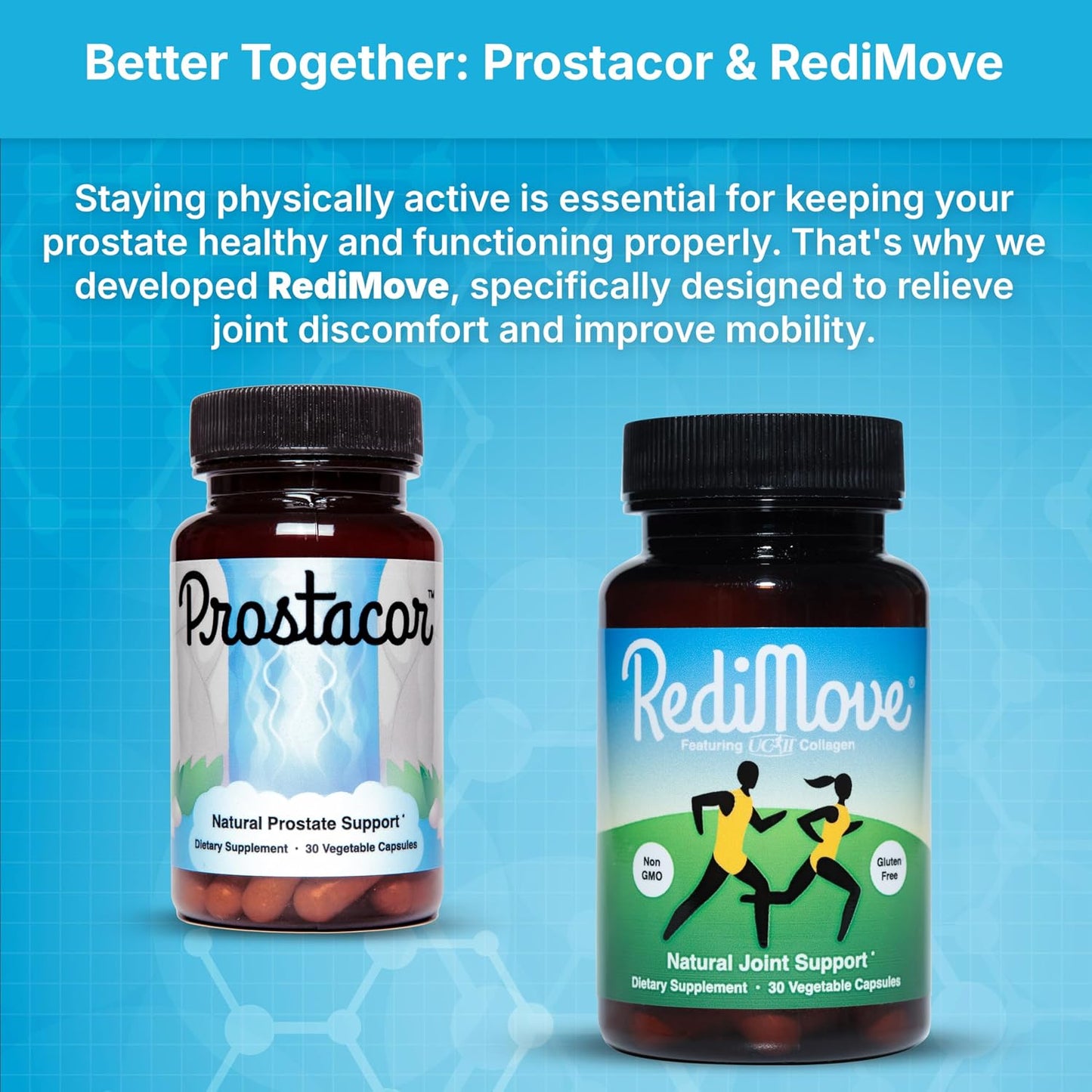 Prostacor Natural Prostate Support Supplement for Men, Vegan, Gluten-Free | Supports Healthy Urine Flow, Fewer Urges, Bladder Control, and Uninterrupted, Restful Sleep Through the Night, 30-Day Supply