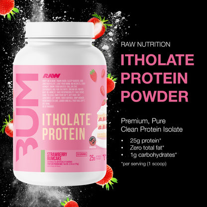 RAW Whey Isolate Protein Powder, Vanilla Oatmeal Cookie (CBUM Itholate Protein) - 100% Grass-Fed Sports Nutrition for Muscle Growth & Recovery - Low-Fat, Low Carb, Naturally Flavored - 25 Servings