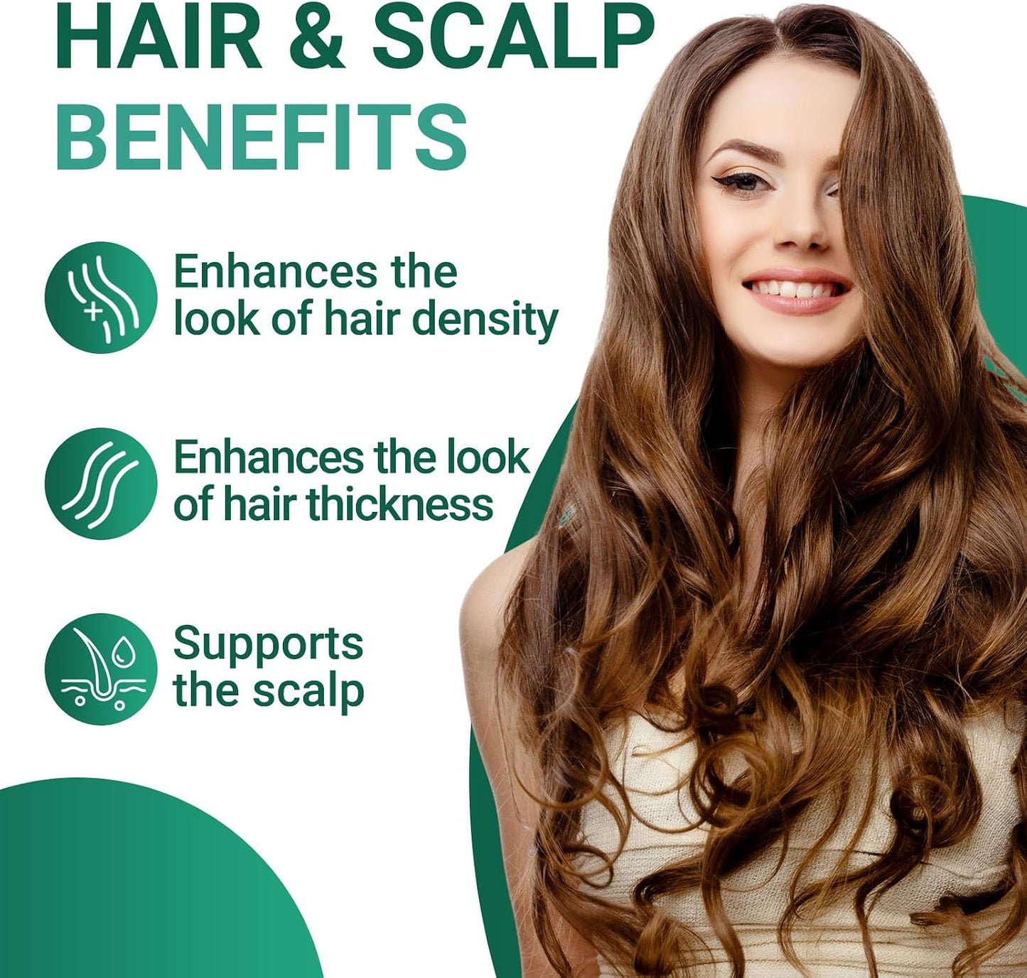 Hair Growth Gummies, Revival Hair Sea Moss Biotin Gummies with Pearl Powder Supports Faster Hair Growth, Stronger Nails, Healthy Skin, Extra Strength