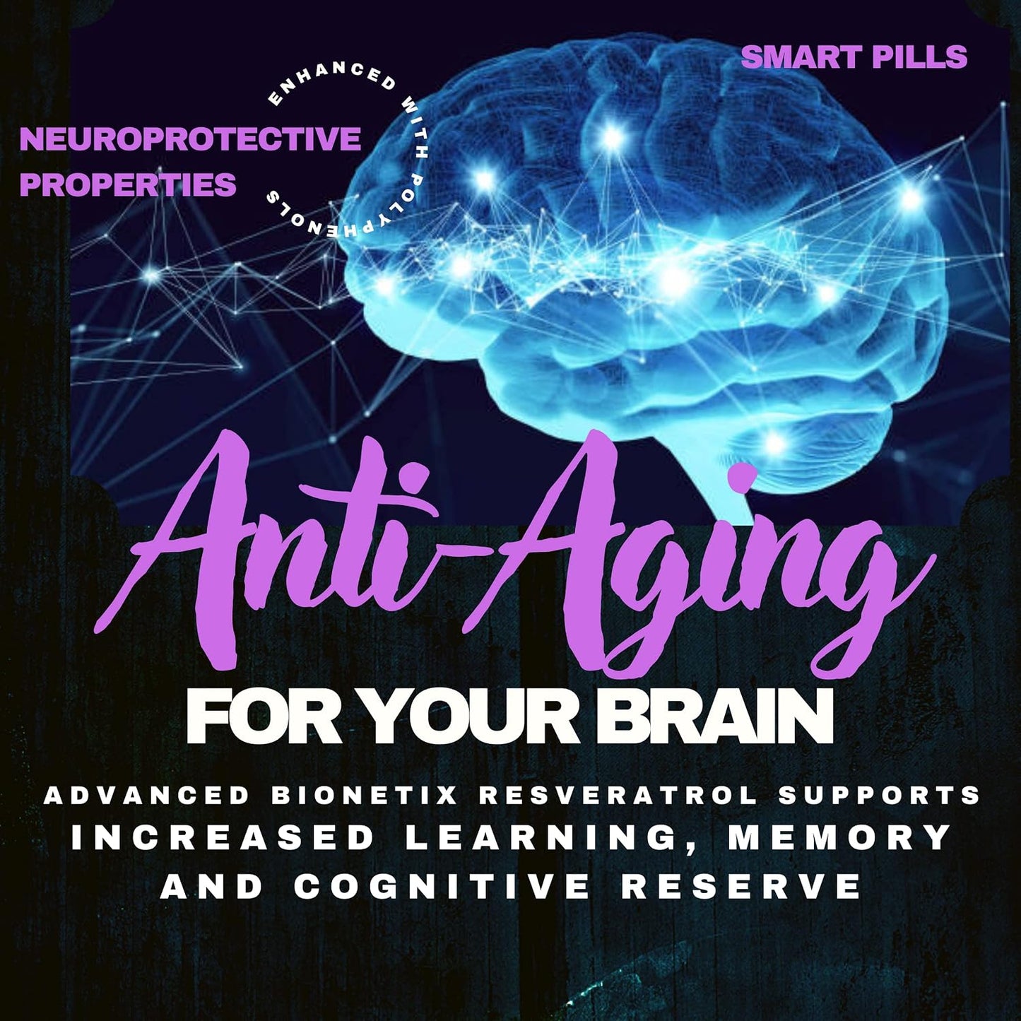 Advanced Bionetix 2X Potency Micronized Trans Resveratrol Supplement. 1200mg per 2 Capsules. High Absorption Antioxidant Formula. Promotes Anti Aging, Cognitive Support & Heart Health