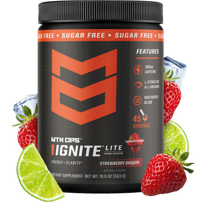 MTN OPS Ignite Energy Powder, Zero Sugar, Tiger's Blood