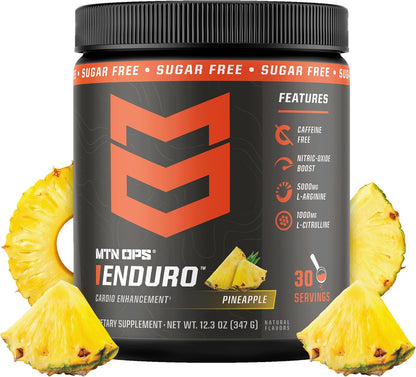 MTN OPS Enduro Stim-Free Pump Pre Workout, Pineapple