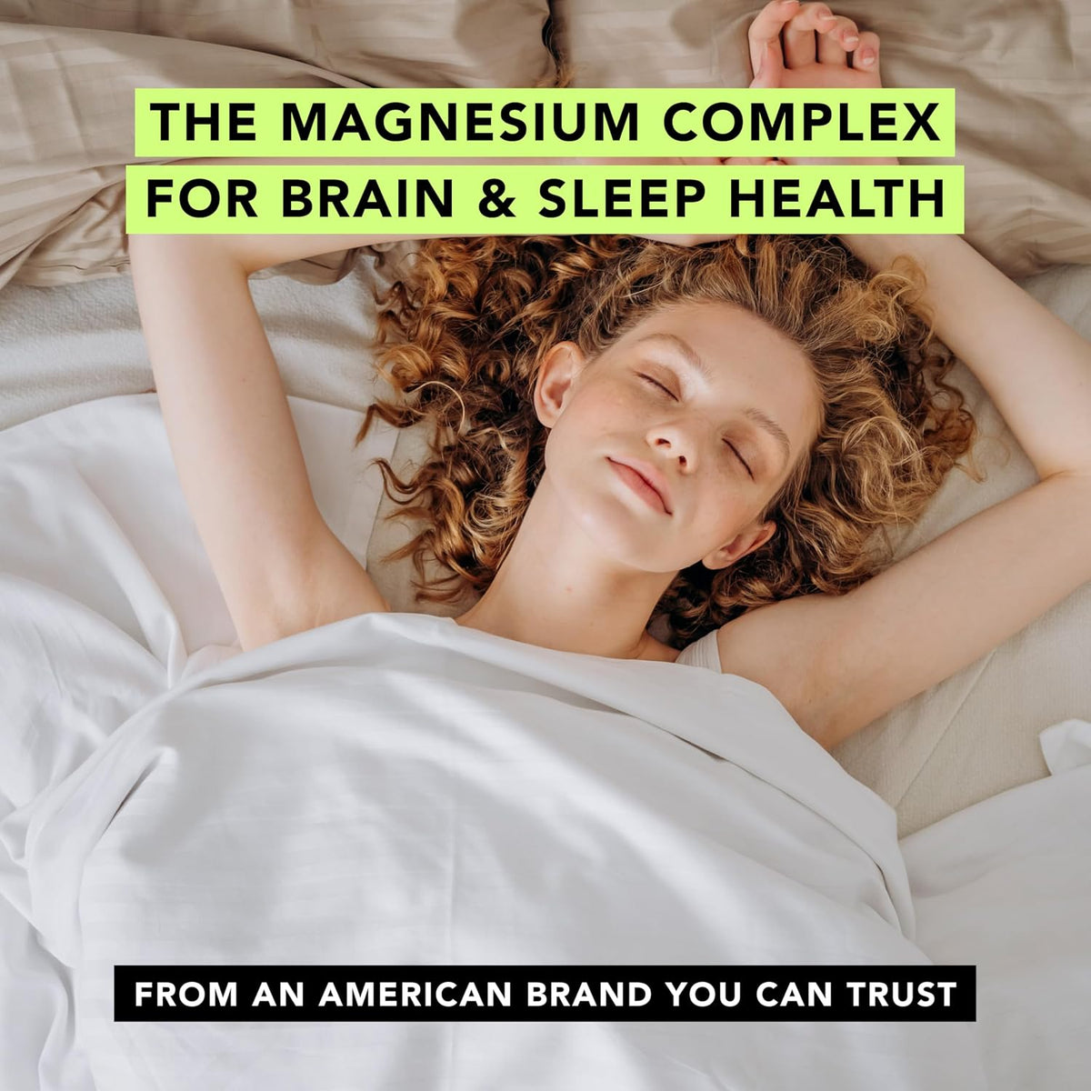 AMANDEAN Magtein Magnesium Complex: L-Threonate, Glycinate, Malate, 90ct
