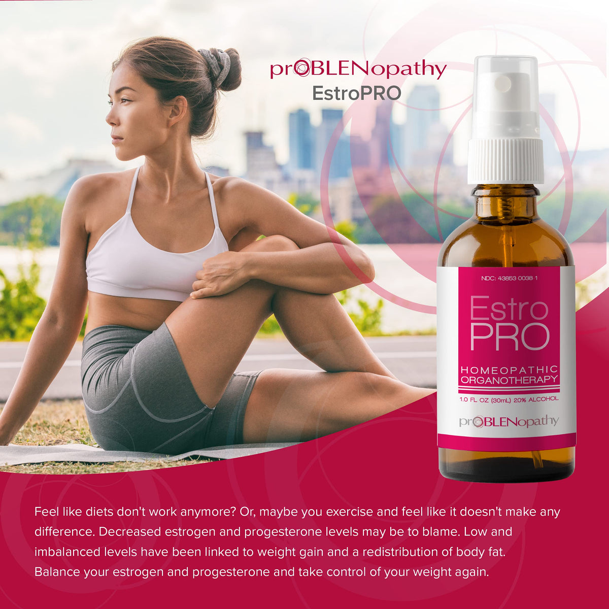 proBLEN Estrogen & Progesterone Oral Spray for Hormone Balance & Menopause Care 30ml