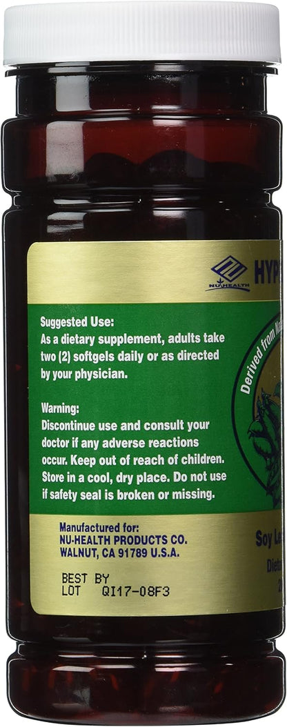 Nu Health Hyper-lecithin (200 Softgels) Soy Lecithin Complex