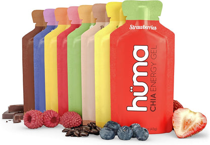 Huma Chia Energy Gel, Variety, 12 Gels