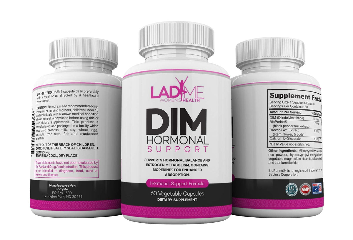 DIM Complex 150mg Hormonal Support Menopause Relief Supplement for Hot Flashes & Hormonal Acne