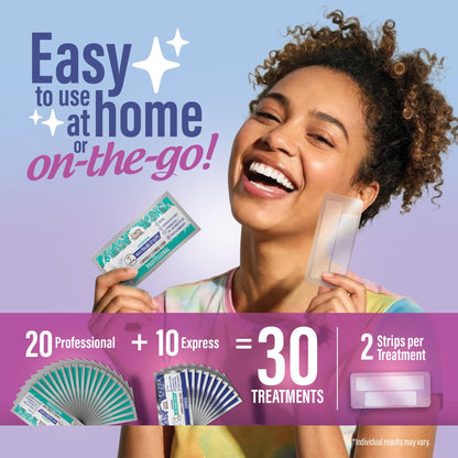GuruNanda Teeth Whitening Strips - 4X Whiter Teeth, 7-Day Whitening Kit