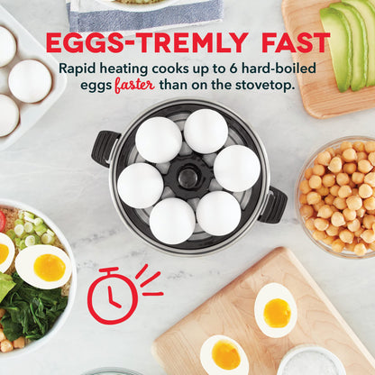 DASH Rapid Egg Cooker: 6 Egg Capacity Electric Egg Cooker for Hard Boiled Eggs