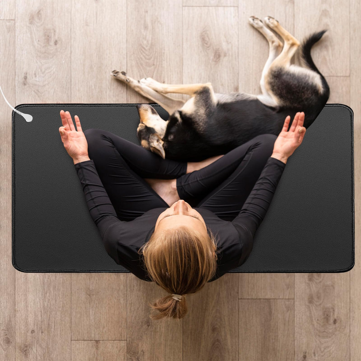 Seader Universal Grounding Mat with 15ft Grounding Cord, Conductive Grounding Mat Earth Pad