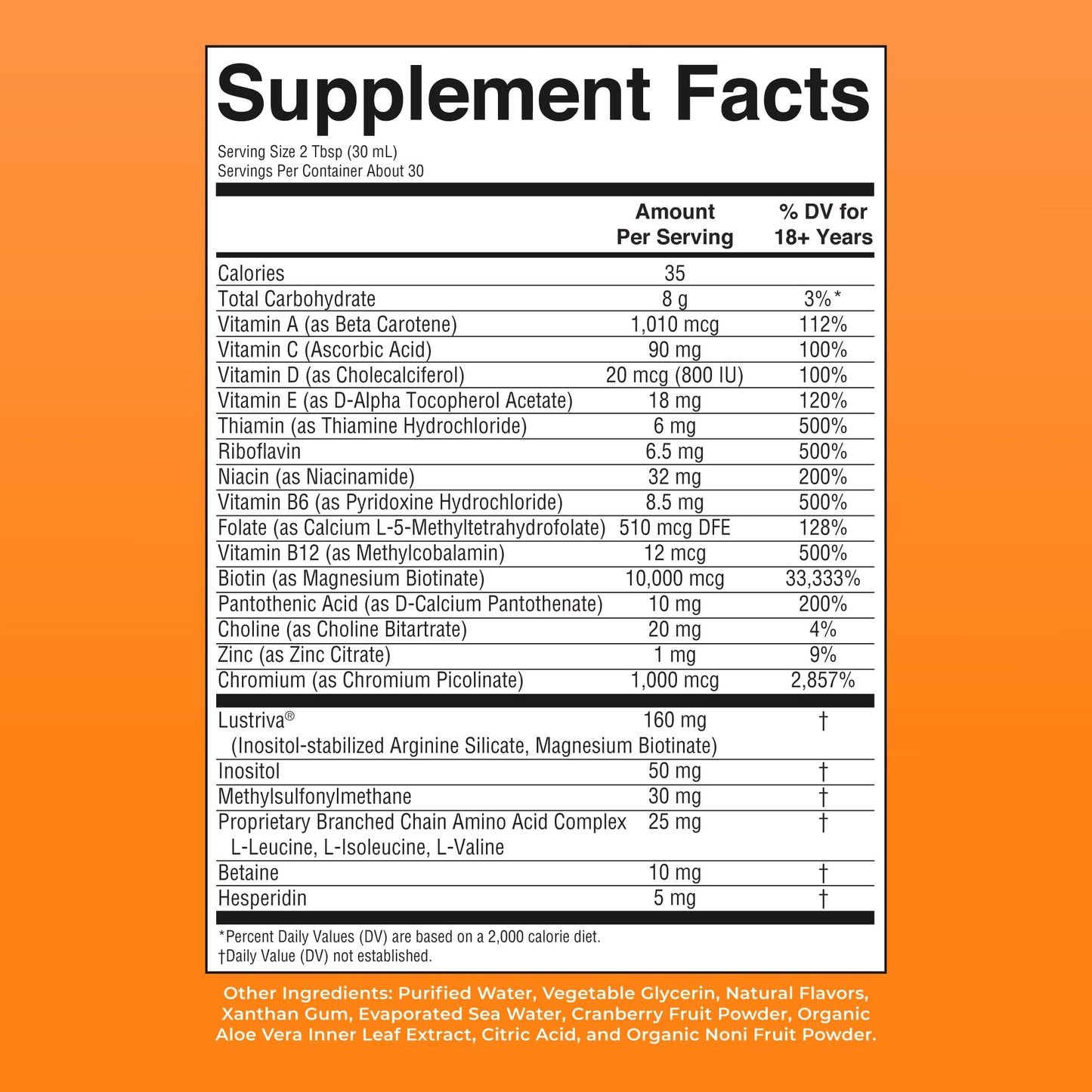 MARYRUTH'S Liquid Multivitamin + Hair Growth | Clinically Tested in Women for Thicker Hair & Facial Wrinkles | Biotin 10000mcg | Lustriva Hair Growth Supplements | Skin Care | Ages 18+ | 15.22 Fl Oz