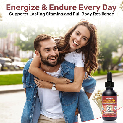 Life Cykel Premium Mushroom Extract Liquid Bundle – Lion’s Mane, Cordyceps, Reishi, Chaga, Turkey Tail & Shiitake (1oz Each) with Included Energy Gummies (10-Count), for Vitality & Mental Clarity