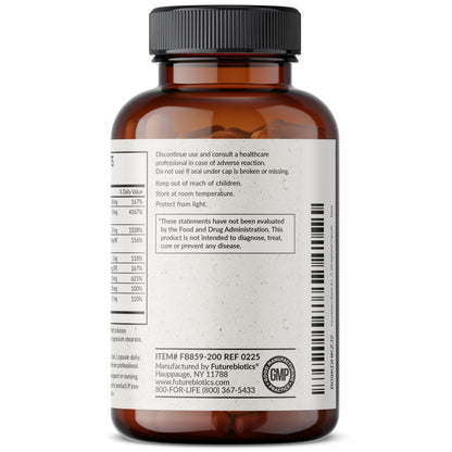 Futurebiotics Vitamin B Complex with Vitamin C Supports Energy Production, Nervous System & Immune Support - Non-GMO, 120 Vegetarian Capsules