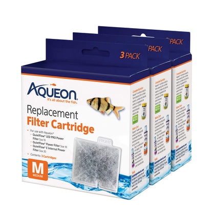 Aqueon Replacement Filter Cartridges Medium - 6 pack