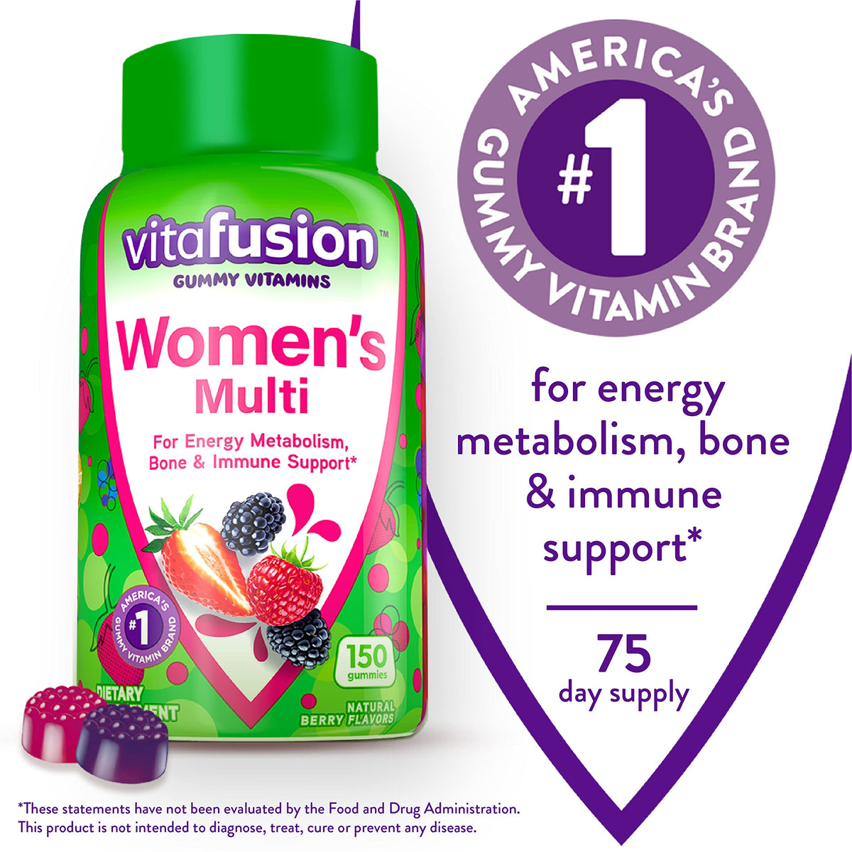 Vitafusion PreNatal Gummy Vitamins & Womens Multivitamin Gummies