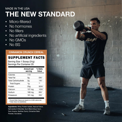 RAW Whey Isolate Protein Powder & Essential Pre-Workout Powder Bundle