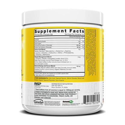 RSP NUTRITION Vegan AminoLean Pre Workout Energy (Pineapple Coconut 25 Servings) with AminoLean Recovery Post Workout Boost (Blood Orange 30 Servings)