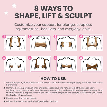 Hollywood Fashion Secrets Body Contour Tape