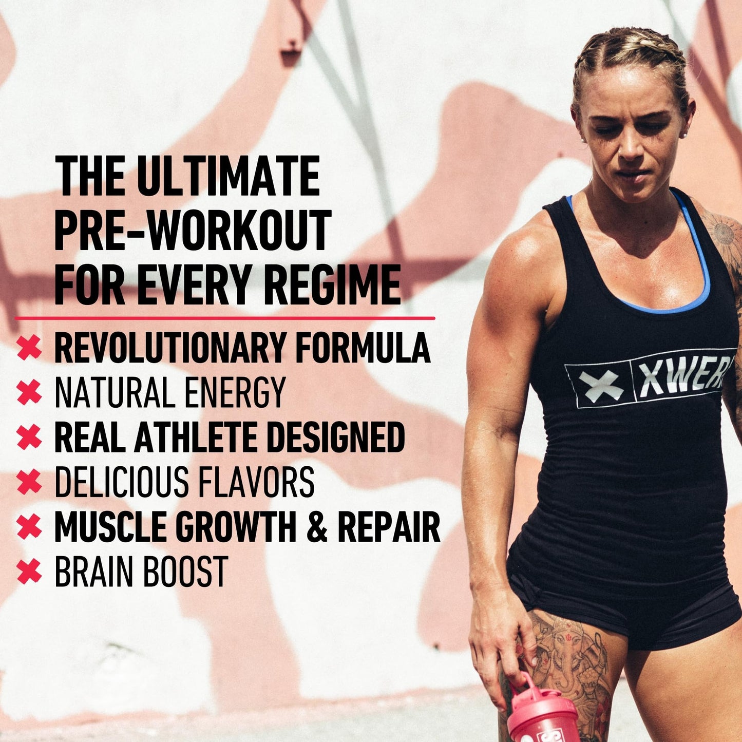 Xwerks Ignite Pre Workout Powder for Men and Women, Natural Preworkout Energy Drink Powder, Gluten Free Keto Formula for Endurance Stamina and Workout Focus, 150 mg Caffeine, 30 Servings, Orange