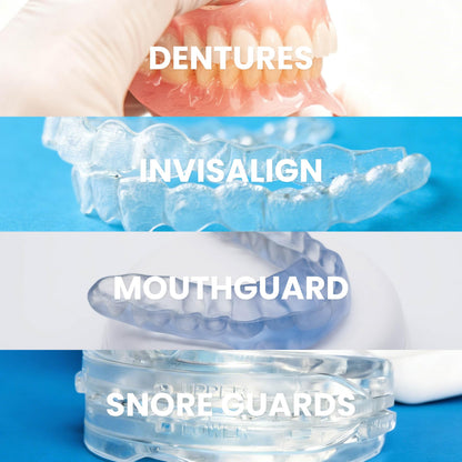 Retainer Cleaner Tablets, Denture Cleaner, Mint, 4 Month Supply by M3