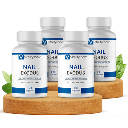 Nail Exodus - Vitality Healthy Nails - Premium Formula for Healthier Feet - 60 Capsules