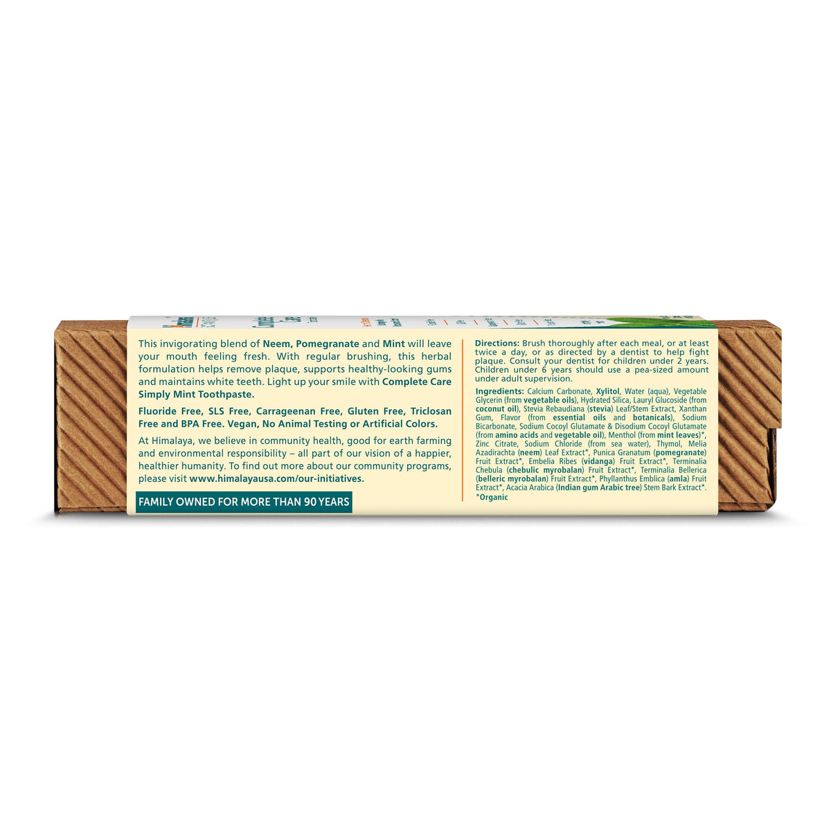 Himalaya Botanique Complete Care Toothpaste, Herbal Variety 4 Pack, 5.29 oz