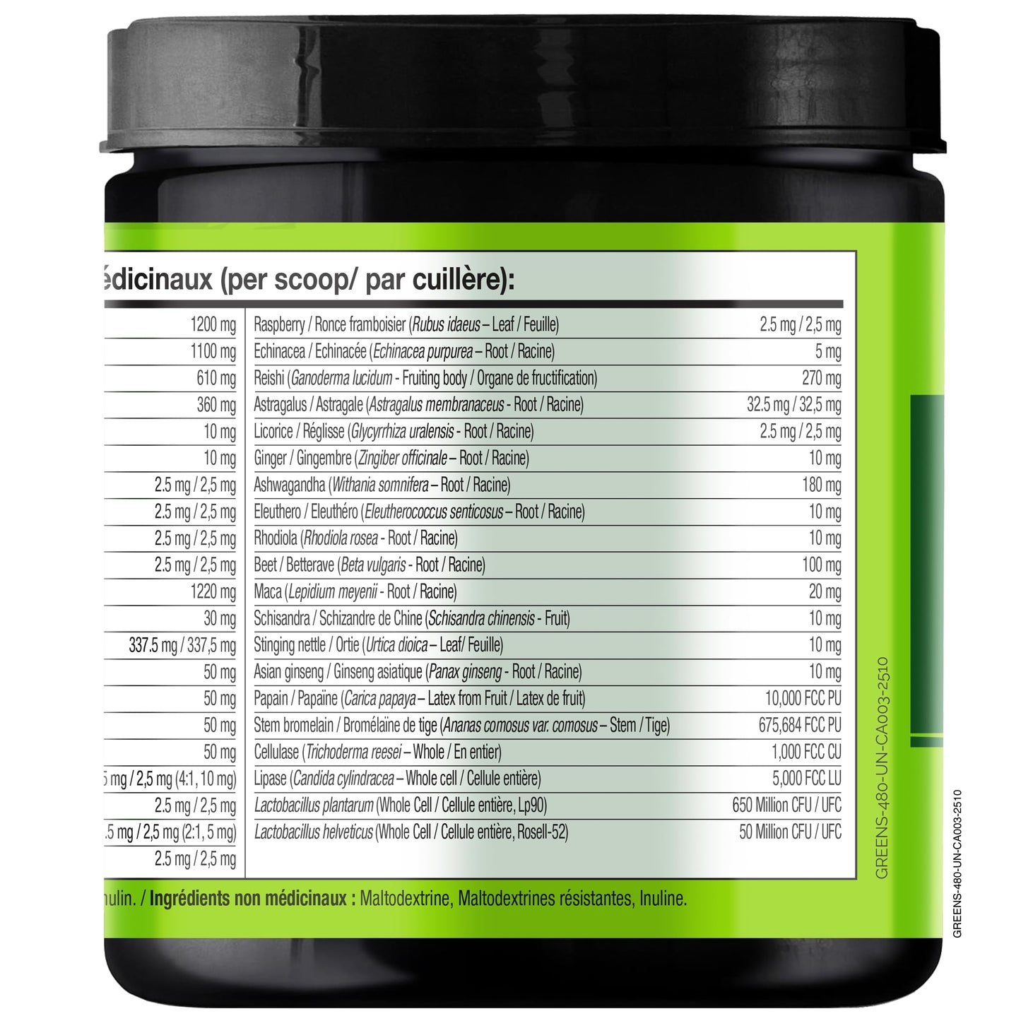 NATURELO Raw Greens Superfood Powder 480 Grams, Mixed Berry - Supports Energy, Immunity and Detox - Includes Spirulina, Wheat Grass and Organic Greens for Whole Food Nutrition