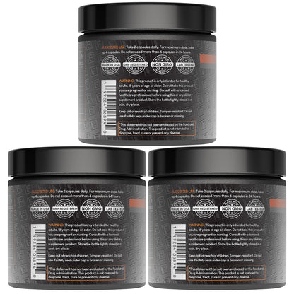 Formulation Factory BOSS Mode 10-in-1 Nootropic Complex with Lion's Mane, Alpha-GPC, Bacopa Monnieri, Ginkgo Biloba, Rhodiola & L-Tyrosine - 120 Capsules