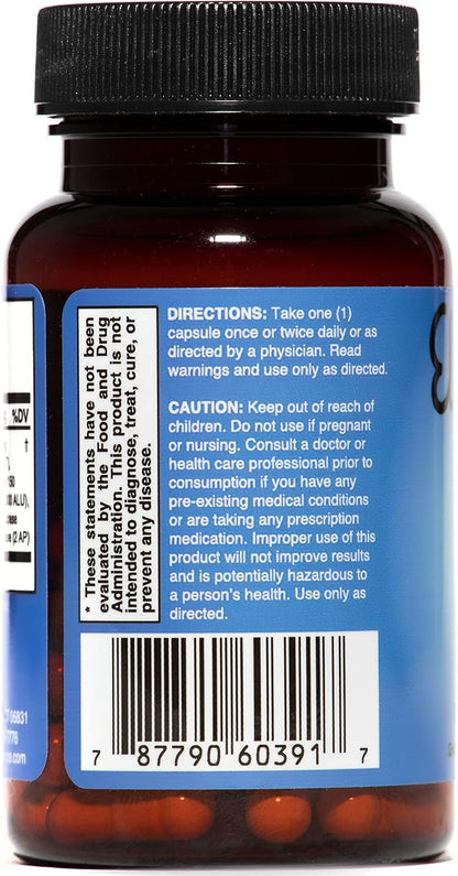 Natural Digestive Enzyme Supplement for Bloating, Vegan | Helps Break Down Proteins, Fats, and Carbs to Ease Gas, Indigestion, and Stomach Discomfort After Meals, 30-Day Supply