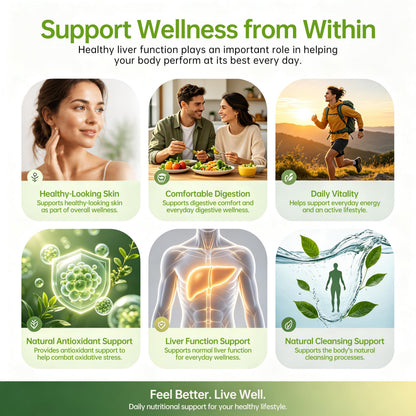 Milk Thistle Liver Support Supplement,60 Capsules,85% Silymarin | Liver Cleanse Detox & Repair Support with Dandelion Root, Artichoke & Boswellia, Non-GMO, Gluten-Free