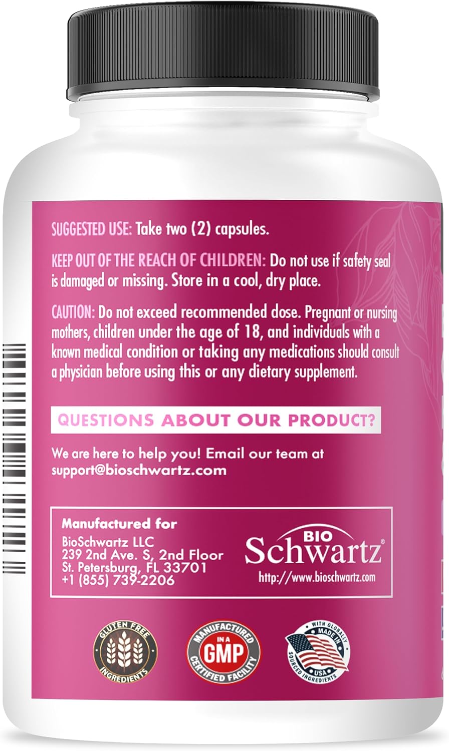 BioSchwartz Biotin Collagen Keratin Supplement - Hair Vitamins for Women
