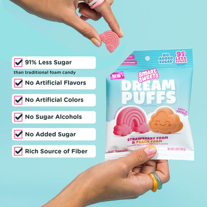 SmartSweets Sweet Fish, Low Sugar Gummy Candy (3g), Low Calorie (130), Gluten-Free -1.8oz (Pack of 12) Packaging may vary