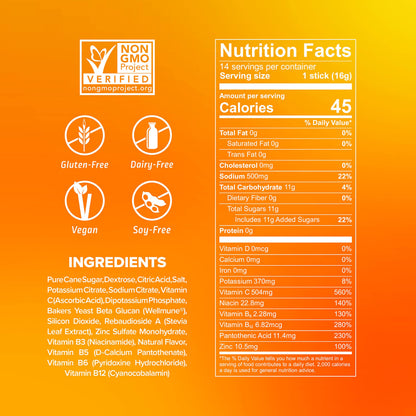 Liquid I.V. Hydration Multiplier + Immune Support - Tangerine - Hydration Powder