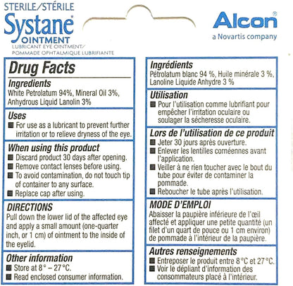 Systane Lub Eye Nightime Ointment 3.5g (6 Pack) 0.12 Ounce