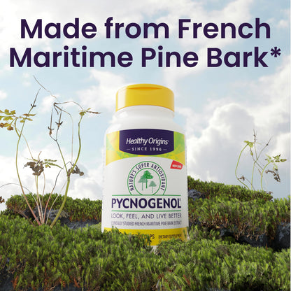Healthy Origins Pycnogenol Pine Bark 150 mg, 120 Veggie Caps