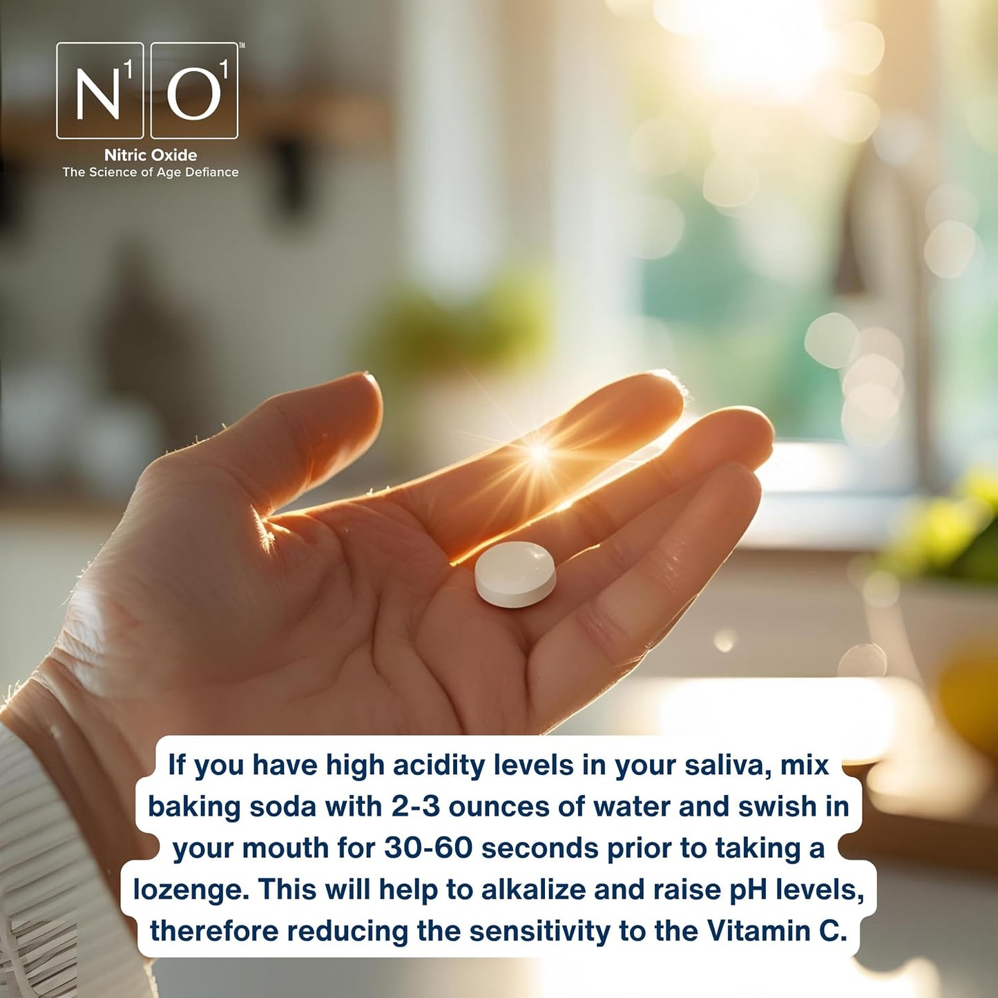 N1O1 Nitric Oxide Lozenges Supplement, 120 Count, 60-Day Supply | Developed by Dr. Nathan S. Bryan; Orange Flavor; Dissolvable Lozenges; Daily Nitric Oxide Support